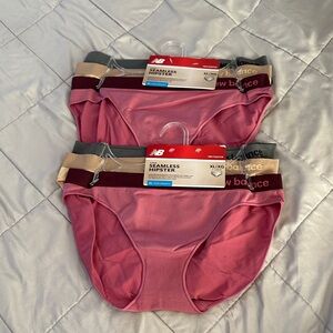 New Balance  Women’s Seamless Hipster Underwear - Pink, Tan, & Black - XL - NWT